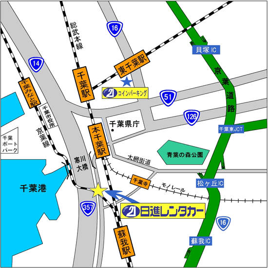 千葉営業所 地図