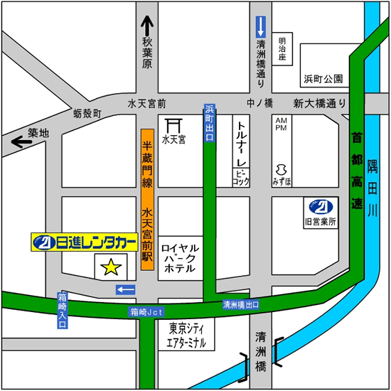 箱崎営業所 地図