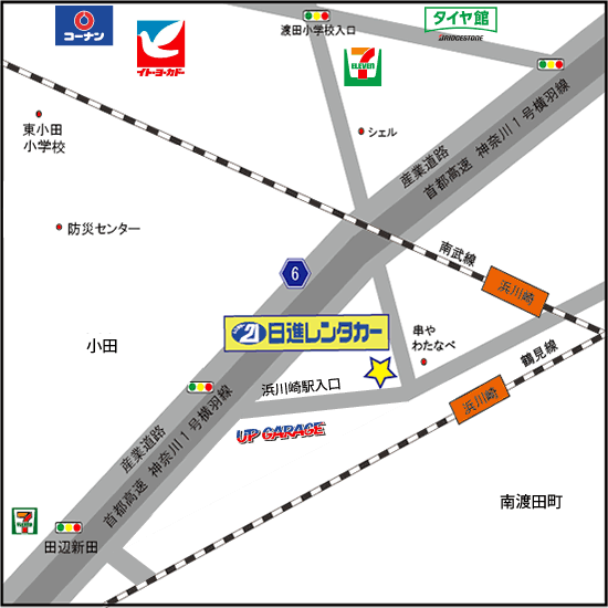 川崎営業所 地図
