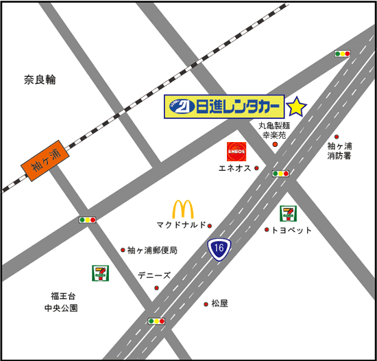 袖ヶ浦営業所 地図