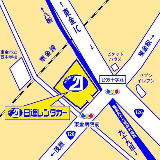 東金営業所 地図
