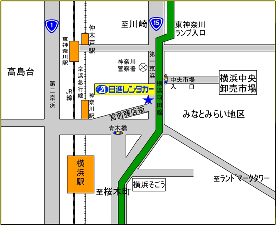 横浜営業所 地図